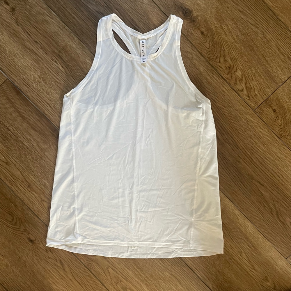 Athleta Ultimate Train Tank in Bright White - Size MT (Tall)
